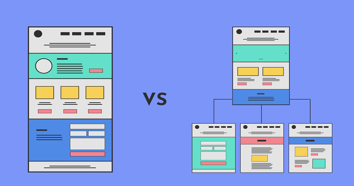 One-page vs. Multi-page Website: Which one to choose?